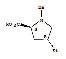 反式-(9ci)-4-乙基-1-甲基-L-脯氨酸結(jié)構(gòu)式_92695-07-3結(jié)構(gòu)式