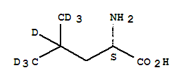 L-亮氨酸-D7結(jié)構(gòu)式_92751-17-2結(jié)構(gòu)式