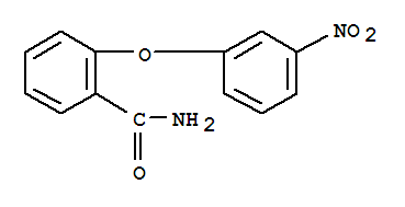 2-(3-硝基苯氧基)苯甲酰胺結(jié)構(gòu)式_92961-23-4結(jié)構(gòu)式
