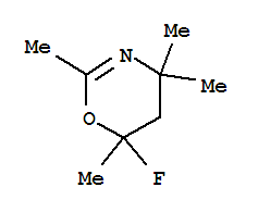 (9ci)-6-氟-5,6-二氫-2,4,4,6-四甲基-4H-1,3-噁嗪結(jié)構(gòu)式_93072-39-0結(jié)構(gòu)式