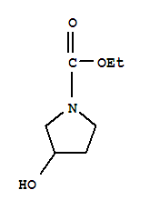 (6ci,9ci)-3-羥基-1-吡咯烷羧酸乙酯結(jié)構式_93591-91-4結(jié)構式