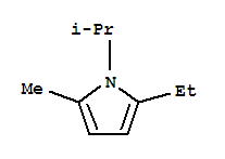(9ci)-2-乙基-5-甲基-1-(1-甲基乙基)-1H-吡咯結構式_93698-72-7結構式