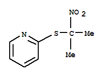 (9CI)-2-[(1-甲基-1-硝基乙基)硫代]-吡啶結(jié)構(gòu)式_95106-85-7結(jié)構(gòu)式