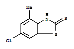 (9ci)-6-氯-4-甲基-2(3H)-苯并噻唑硫酮結構式_95374-01-9結構式