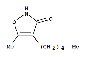 (9ci)-5-甲基-4-戊基-3(2H)-異噁唑酮結(jié)構(gòu)式_96520-41-1結(jié)構(gòu)式
