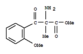 2-甲氧基--alpha--甲基--bta--氧代苯丙氨酸甲酯結(jié)構(gòu)式_96994-42-2結(jié)構(gòu)式