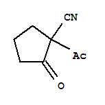 (6ci)-1-乙?；?2-氧代-環(huán)戊烷甲腈結(jié)構(gòu)式_98491-54-4結(jié)構(gòu)式