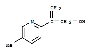 (6ci)-5-甲基-beta-亞甲基-2-吡啶乙醇結(jié)構(gòu)式_98995-88-1結(jié)構(gòu)式