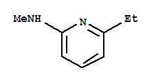 (9ci)-6-乙基-n-甲基-2-吡啶胺結(jié)構(gòu)式_99132-27-1結(jié)構(gòu)式
