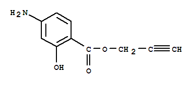 Salicylic acid, 4-amino-, 2-propynyl ester (6ci)Structure,99185-02-1Structure Salicylic acid, 4-amino-, 2-propynyl ester (6ci) Structure,99185-02-1Structure