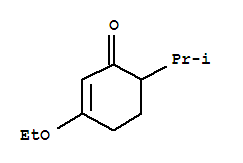 (9ci)-3-乙氧基-6-(1-甲基乙基)-2-環(huán)己烯-1-酮結(jié)構(gòu)式_99196-07-3結(jié)構(gòu)式