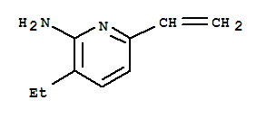 (6ci)-2-氨基-3-乙基-6-乙烯基-吡啶結(jié)構(gòu)式_99362-07-9結(jié)構(gòu)式