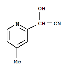 (9ci)-alpha-羥基-4-甲基-2-吡啶乙腈結(jié)構(gòu)式_99584-03-9結(jié)構(gòu)式
