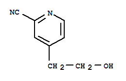 (9ci)-4-(2-羥基乙基)-2-吡啶甲腈結(jié)構(gòu)式_99584-77-7結(jié)構(gòu)式