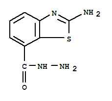7-Benzothiazolecarboxylicacid,2-amino-,hydrazide(6ci)Structure,99584-89-1Structure 7-Benzothiazolecarboxylicacid,2-amino-,hydrazide(6ci) Structure,99584-89-1Structure