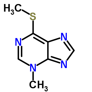 3H-purine,3-methyl-6-(methylthio)-Structure,1008-08-8Structure 3H-purine,3-methyl-6-(methylthio)- Structure,1008-08-8Structure