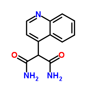 Propanediamide,2-(4-quinolinyl)-Structure,10147-04-3Structure Propanediamide,2-(4-quinolinyl)- Structure,10147-04-3Structure