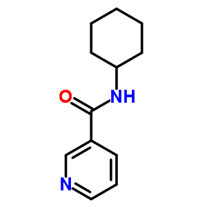 3-Pyridinecarboxamide,n-cyclohexyl-Structure,10354-56-0Structure 3-Pyridinecarboxamide,n-cyclohexyl- Structure,10354-56-0Structure