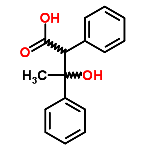 Benzenepropanoicacid, b-hydroxy-b-methyl-a-phenyl-Structure,10409-10-6Structure Benzenepropanoicacid, b-hydroxy-b-methyl-a-phenyl- Structure,10409-10-6Structure