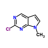 2-Chloro-7-methyl-7h-pyrrolo[2,3-d]pyrimidine Structure,1060816-67-2Structure