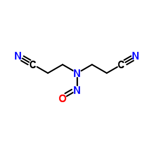 Propanenitrile,3,3-(nitrosoimino)bis-Structure,1116-82-1Structure Propanenitrile,3,3-(nitrosoimino)bis- Structure,1116-82-1Structure