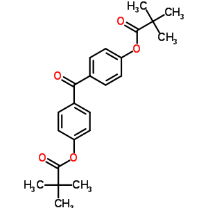 4,4’-Bis(trimethylacetoxy)benzophenoneStructure,112004-83-8Structure 4,4’-Bis(trimethylacetoxy)benzophenone Structure,112004-83-8Structure