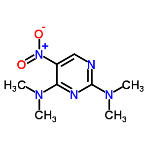 2,4-Pyrimidinediamine,n2,n2,n4,n4-tetramethyl-5-nitro-Structure,1137-13-9Structure 2,4-Pyrimidinediamine,n2,n2,n4,n4-tetramethyl-5-nitro- Structure,1137-13-9Structure