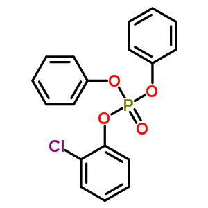 Phosphoric acid,2-chlorophenyl diphenyl esterStructure,115-85-5Structure Phosphoric acid,2-chlorophenyl diphenyl ester Structure,115-85-5Structure