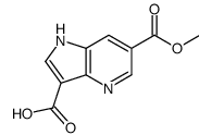 6-Methoxycarbonyl-4-azaindole-3-carboxylic acidStructure,1190315-00-4Structure 6-Methoxycarbonyl-4-azaindole-3-carboxylic acid Structure,1190315-00-4Structure