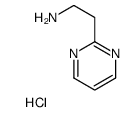 2-(Pyrimidin-2-yl)ethanamine hydrochlorideStructure,1198118-04-5Structure 2-(Pyrimidin-2-yl)ethanamine hydrochloride Structure,1198118-04-5Structure