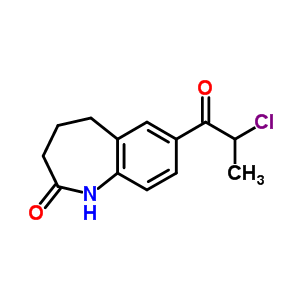 7-(2-Chloropropanoyl)-1,3,4,5-tetrahydro-1-benzazepin-2-oneStructure,120223-94-1Structure 7-(2-Chloropropanoyl)-1,3,4,5-tetrahydro-1-benzazepin-2-one Structure,120223-94-1Structure
