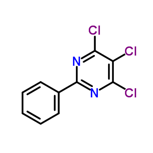 4,5,6-Trichloro-2-phenyl-pyrimidineStructure,1207-84-7Structure 4,5,6-Trichloro-2-phenyl-pyrimidine Structure,1207-84-7Structure