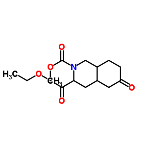 3-Ethyl 2-methyl 6-oxooctahydroisoquinoline-2,3(1h)-dicarboxylateStructure,128073-42-7Structure 3-Ethyl 2-methyl 6-oxooctahydroisoquinoline-2,3(1h)-dicarboxylate Structure,128073-42-7Structure
