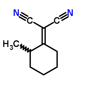 Propanedinitrile,2-(2-methylcyclohexylidene)-Structure,13017-64-6Structure Propanedinitrile,2-(2-methylcyclohexylidene)- Structure,13017-64-6Structure