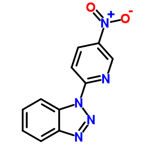 1-(5-硝基吡啶-2-基)苯并噻唑結(jié)構(gòu)式_13174-96-4結(jié)構(gòu)式