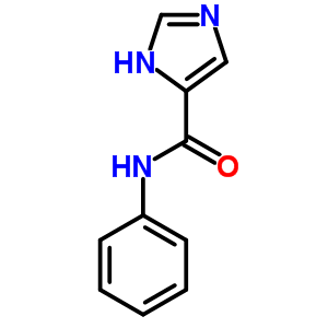 N-苯基-1H-咪唑-5-羧酰胺結構式_13189-13-4結構式