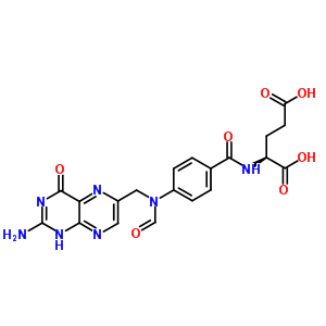 10-Formylfolic acid (25 mg)Structure,134-05-4Structure 10-Formylfolic acid (25 mg) Structure,134-05-4Structure