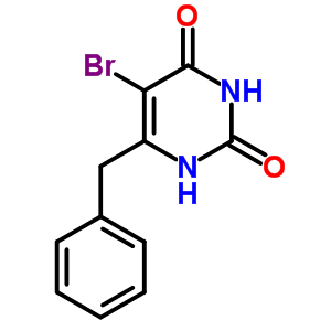 6-Benzyl-5-bromo-1h-pyrimidine-2,4-dioneStructure,13441-90-2Structure 6-Benzyl-5-bromo-1h-pyrimidine-2,4-dione Structure,13441-90-2Structure