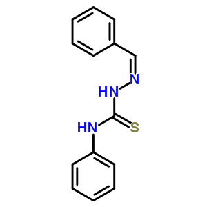 Hydrazinecarbothioamide,n-phenyl-2-(phenylmethylene)-Structure,13456-63-8Structure Hydrazinecarbothioamide,n-phenyl-2-(phenylmethylene)- Structure,13456-63-8Structure