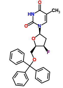 5-O-trityl-3’-deoxy-3’-fluorothymidineStructure,135197-63-6Structure 5-O-trityl-3’-deoxy-3’-fluorothymidine Structure,135197-63-6Structure
