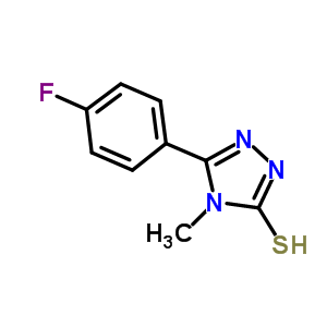 5-(4-Fluorophenyl)-4-methyl-4H-1,2,4-triazole-3-thiolStructure,138417-35-3Structure 5-(4-Fluorophenyl)-4-methyl-4H-1,2,4-triazole-3-thiol Structure,138417-35-3Structure