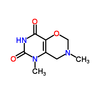 3,5-Dimethyl-3,4-dihydro-2h-pyrimido(4,5-e)(1,3)oxazine-6,8(5h,7h)-dioneStructure,13922-58-2Structure 3,5-Dimethyl-3,4-dihydro-2h-pyrimido(4,5-e)(1,3)oxazine-6,8(5h,7h)-dione Structure,13922-58-2Structure