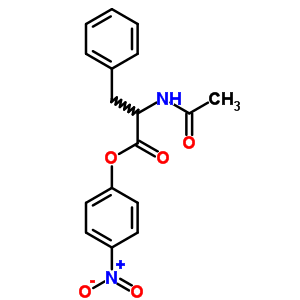 n-乙?；?L-苯丙氨酸 4-硝基苯酯結(jié)構(gòu)式_14009-94-0結(jié)構(gòu)式