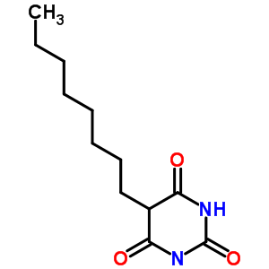 2,4,6(1H,3h,5h)-pyrimidinetrione,5-octyl-Structure,14077-85-1Structure 2,4,6(1H,3h,5h)-pyrimidinetrione,5-octyl- Structure,14077-85-1Structure