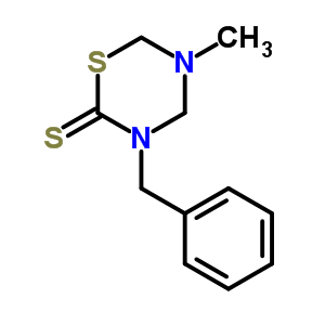 2H-1,3,5-thiadiazine-2-thione,tetrahydro-5-methyl-3-(phenylmethyl)-Structure,14318-39-9Structure 2H-1,3,5-thiadiazine-2-thione,tetrahydro-5-methyl-3-(phenylmethyl)- Structure,14318-39-9Structure