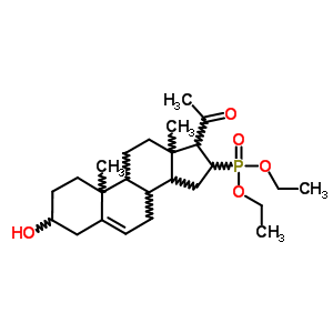 Phosphonic acid, (3b-hydroxy-20-oxopregn-5-en-16-yl)-,diethyl ester (8ci)Structure,14413-01-5Structure Phosphonic acid, (3b-hydroxy-20-oxopregn-5-en-16-yl)-,diethyl ester (8ci) Structure,14413-01-5Structure