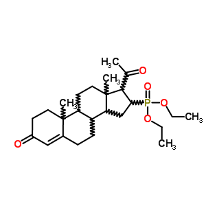 Phosphonic acid,(3,20-dioxopregn-4-en-16-yl)-, diethyl ester (8ci)Structure,14413-05-9Structure Phosphonic acid,(3,20-dioxopregn-4-en-16-yl)-, diethyl ester (8ci) Structure,14413-05-9Structure