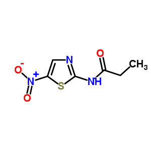 Propanamide,n-(5-nitro-2-thiazolyl)-Structure,14538-16-0Structure Propanamide,n-(5-nitro-2-thiazolyl)- Structure,14538-16-0Structure