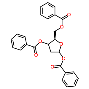 1,3,5-Tri-o-benzoyl-2-deoxyribofuranoseStructure,145416-96-2Structure 1,3,5-Tri-o-benzoyl-2-deoxyribofuranose Structure,145416-96-2Structure