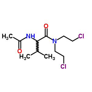 Butanamide,2-(acetylamino)-n,n-bis(2-chloroethyl)-3-methyl-Structure,1462-79-9Structure Butanamide,2-(acetylamino)-n,n-bis(2-chloroethyl)-3-methyl- Structure,1462-79-9Structure